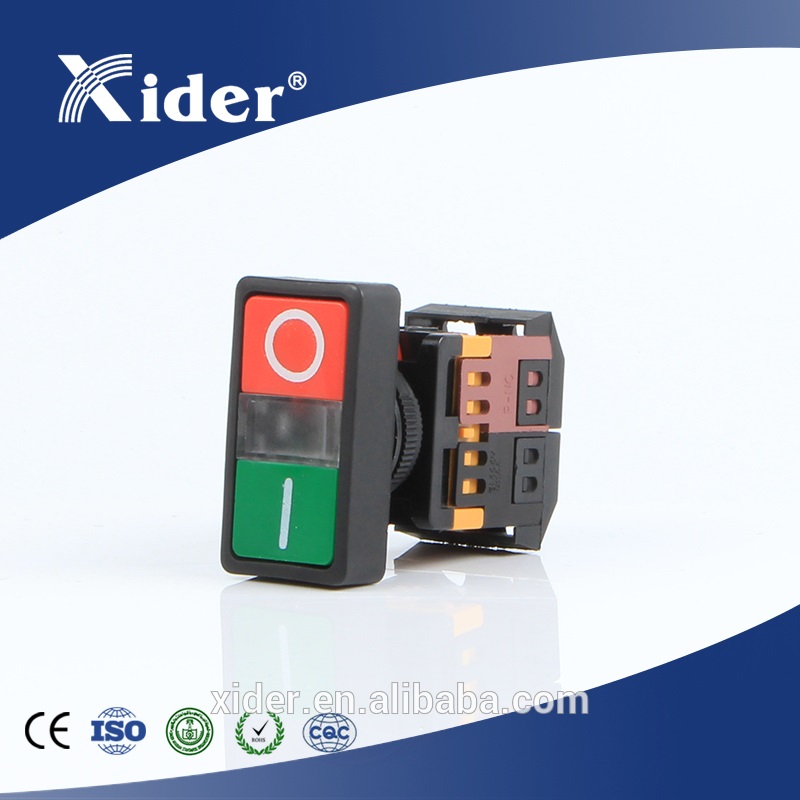 double push button Switch with light